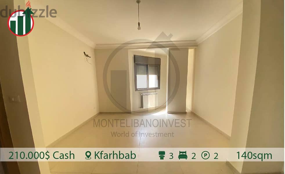 Brand new apartment for sale in Kfarhbab!! 1min from highway! 2