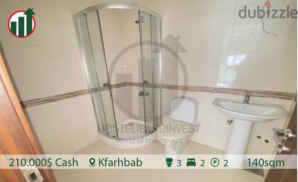Brand new apartment for sale in Kfarhbab!! 1min from highway! 3