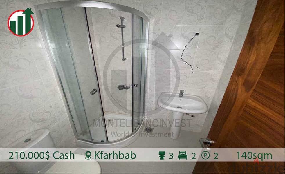 Brand new apartment for sale in Kfarhbab!! 1min from highway! 7
