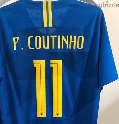 brasil away nike jersey 18/19 coutinho 11