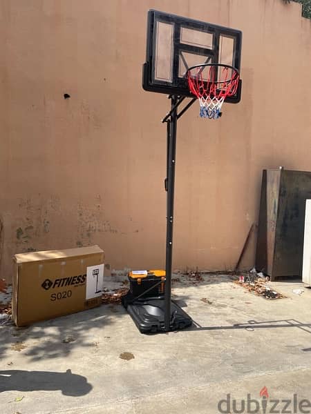 Basketball Hoop hydrolic adjustable system 1