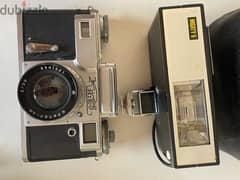 kiev-2a  35mm camera with flash