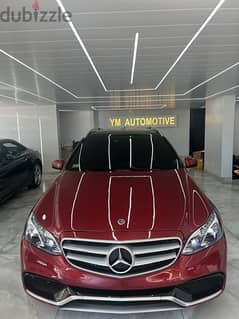 2015 E350 4M station wagon AMG pkg Burgandy/brown keyless camera senso 0