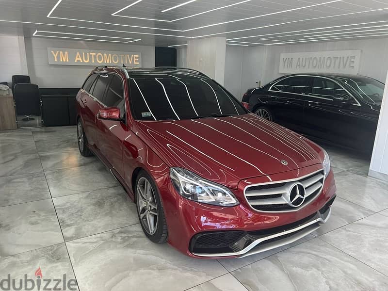 2015 E350 4M station wagon AMG pkg Burgandy/brown keyless camera senso 8