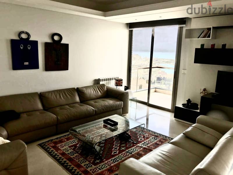 L12903-Apartment With Panoramic SeaView for Sale In Haret Sakhr 3