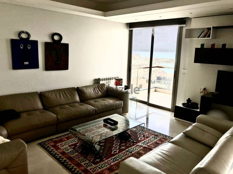 L12904-Apartment With Panoramic SeaView for Rent In Haret Sakhr 3