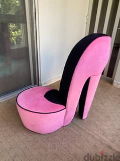 High chair pink