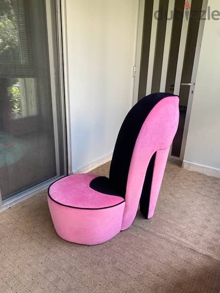 High chair pink 2