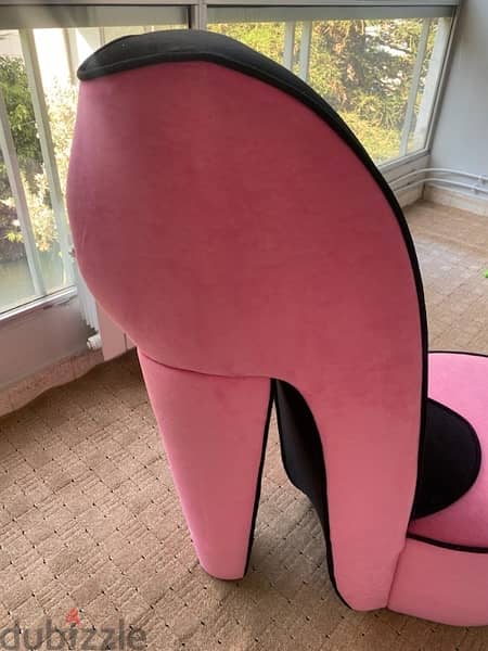High chair pink 3