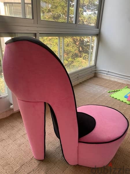 High chair pink 4