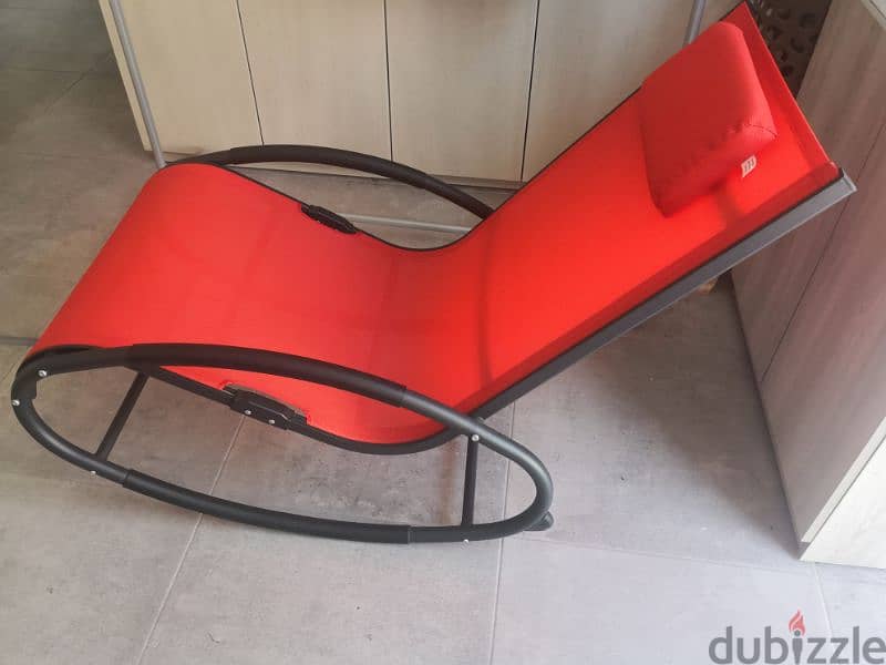 aluminium rocking chair كرسي هزاز المنيوم 0