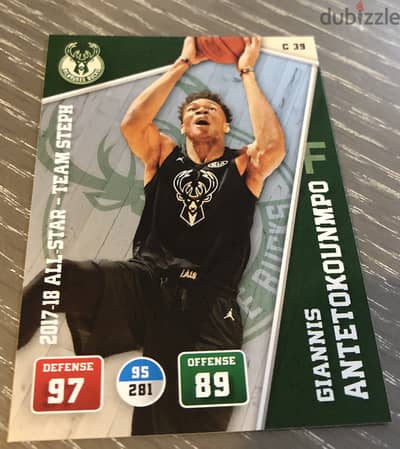 Giannis Antetokounmpo Panini 2018 NBA Card