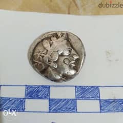 Ancient Greek Athena Silver Coin Tettadrachm year 415 BC weight 16.7 g 0