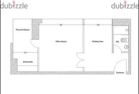 70 Sqm | Office for Rent in Sin El Fil | City View