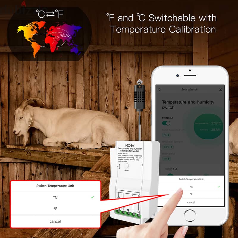 MOES Wifi Smart Switch with Temperature enabled Control 11