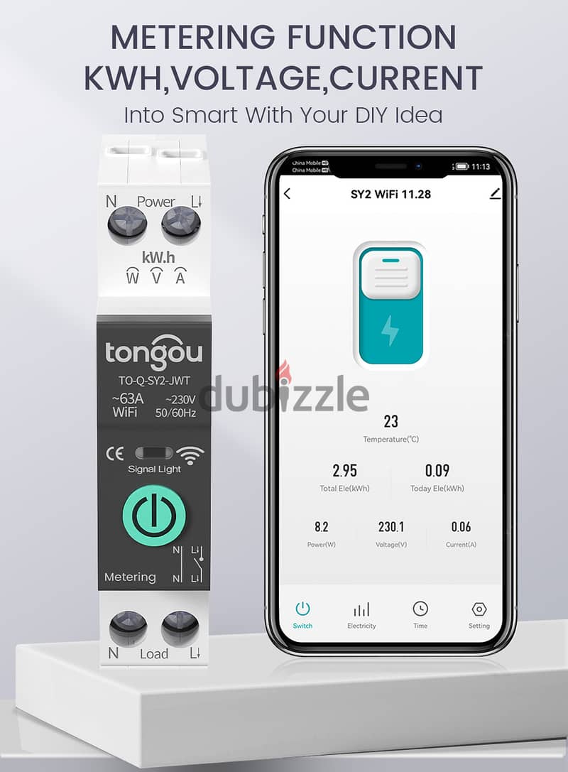 Tongou Tuya 1Pole SY1 SY2 With Power Monitoring 1