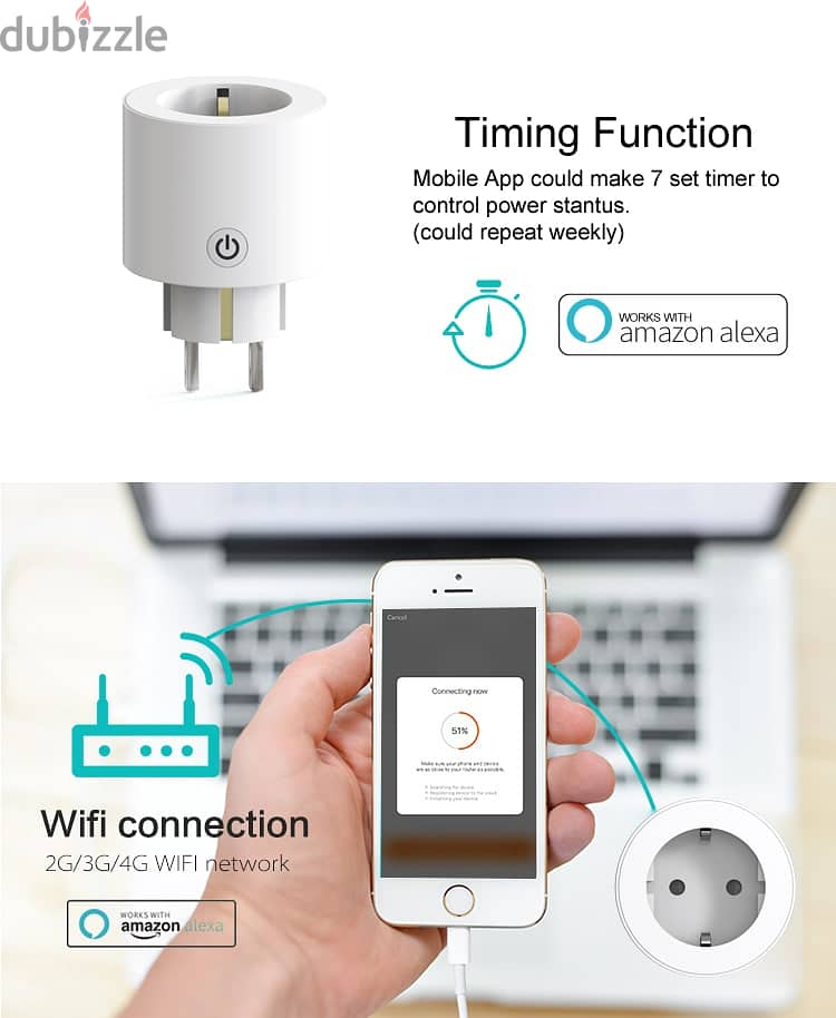 MOES Tuya Smart Plug with Power Monitoring 2