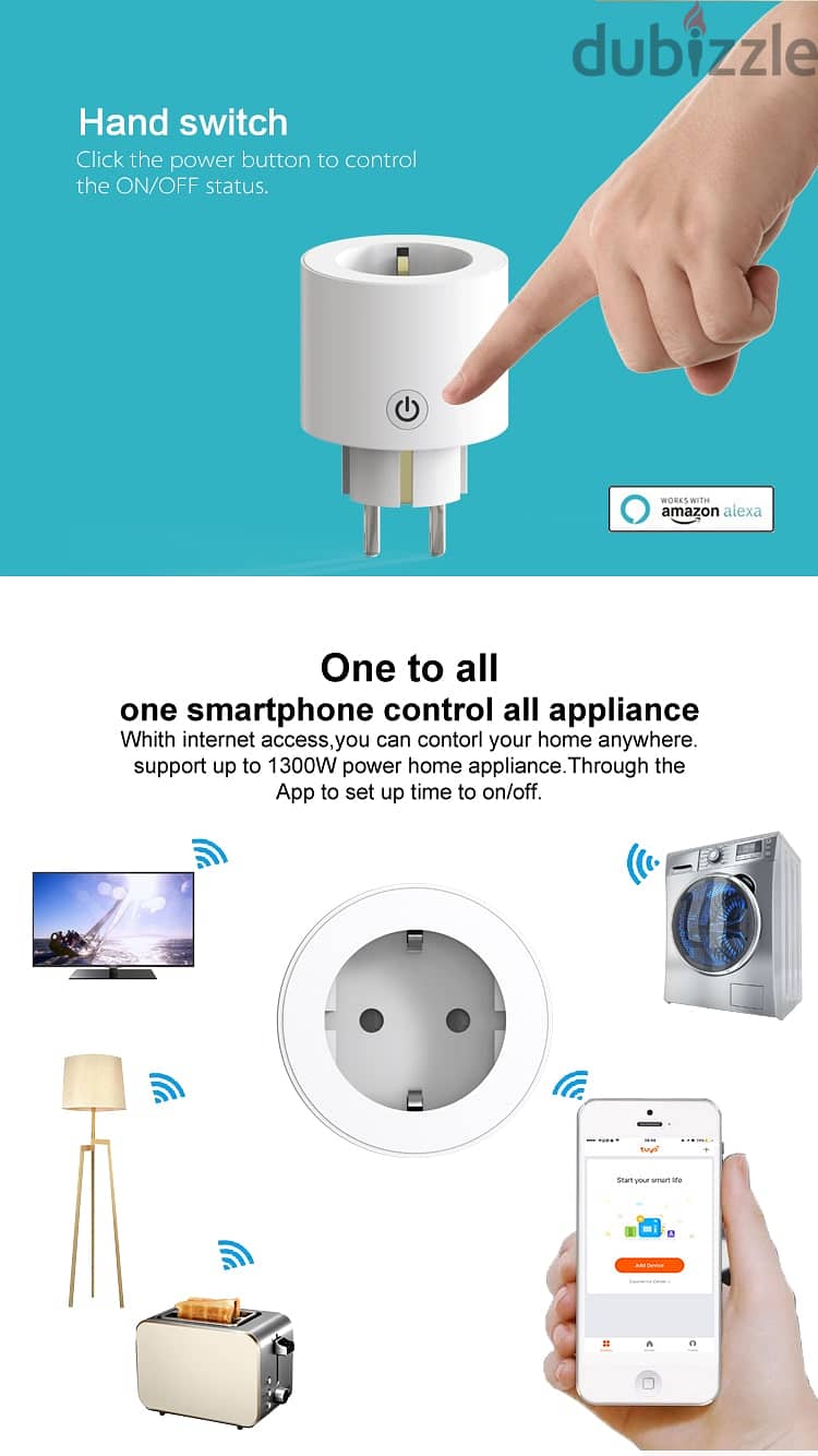 MOES Tuya Smart Plug with Power Monitoring 3