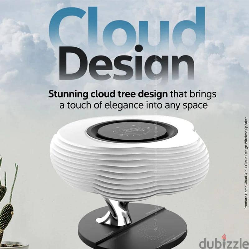 Promate HomeCloud 3 in 1 Cloud Design Wireless Speaker 1