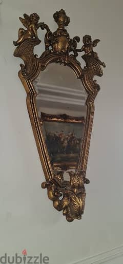 Pair of antique mirrors High-quality
height 85cm
width 40cm