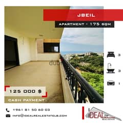 Apartment for sale in jbeil 175 SQM REF#MC54205