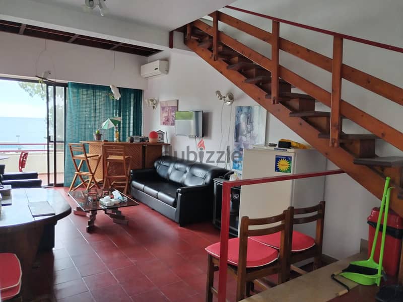 L12929-Furnished Duplex Chalet With Seaview for Rent in Jounieh 1