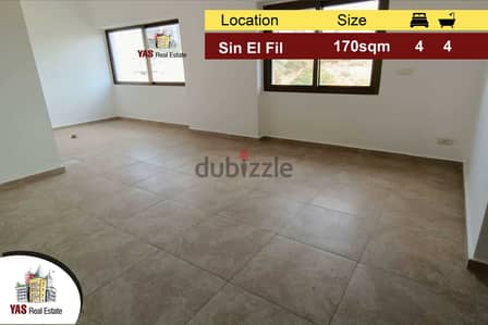 Sin El Fil 170m2 | New Building | Astonishing View |