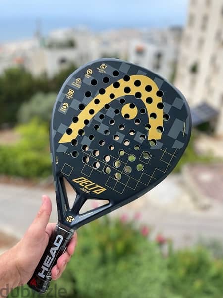 Padel Racket head graphene 360 gold 1