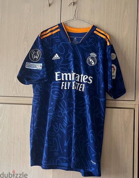 Real Madrid Benzema 2021/2022 away adidas jersey 3