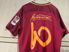 Roma last season 2017 of the king ToTTi nike signature  jersey