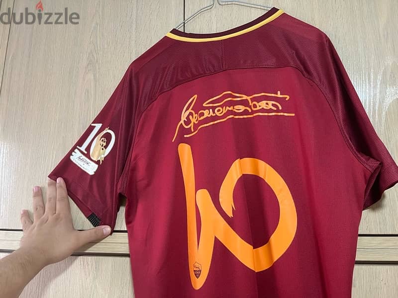 Roma last season 2017 of the king ToTTi nike signature  jersey 1