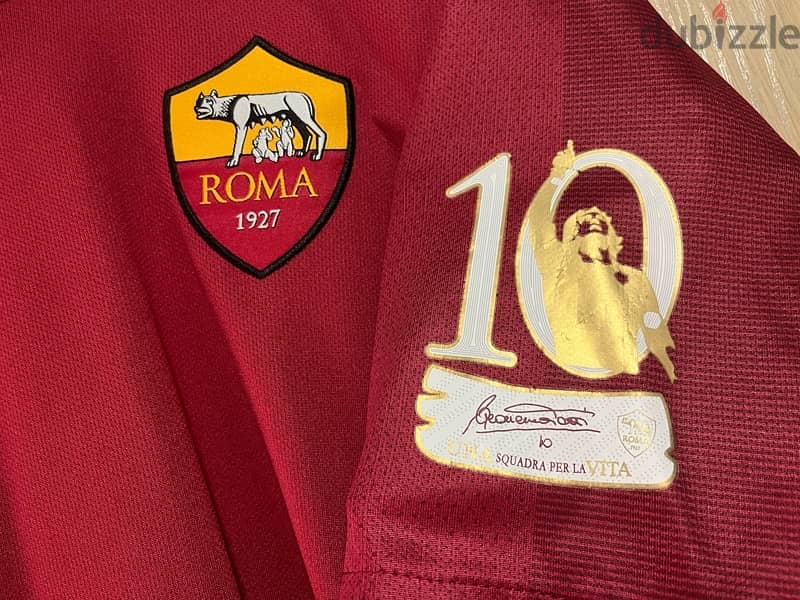 Roma last season 2017 of the king ToTTi nike signature  jersey 4