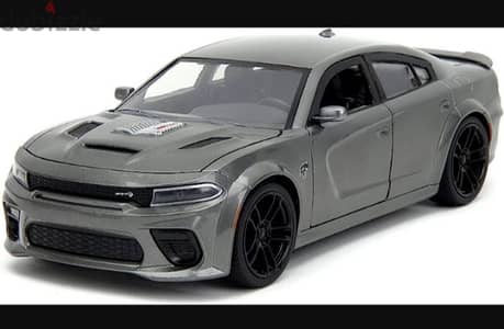 Dodge Charger SRT Hellcat (Fast X) diecast car model 1:24.