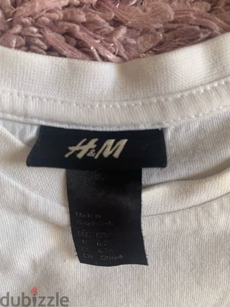H&M white shirt for 6-7 yo 1