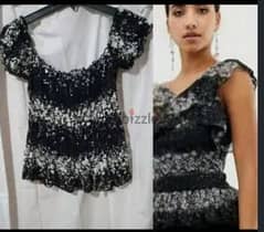 top made in turkey black and white S to xxL 0