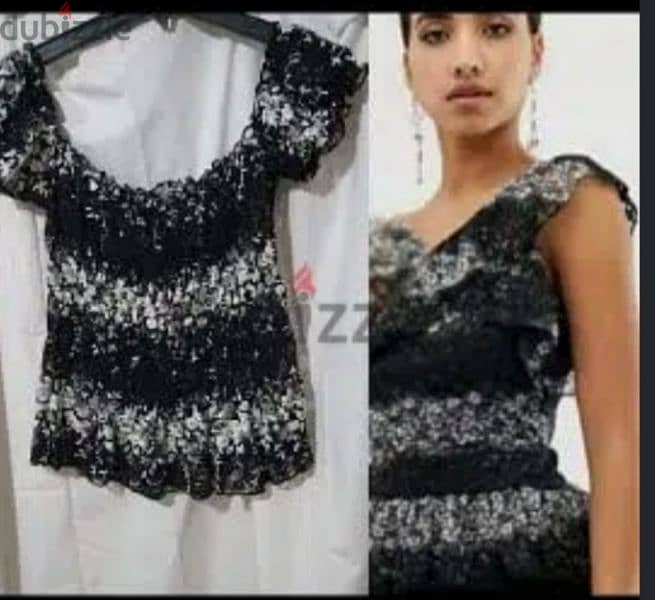 top made in turkey black and white S to xxL 1