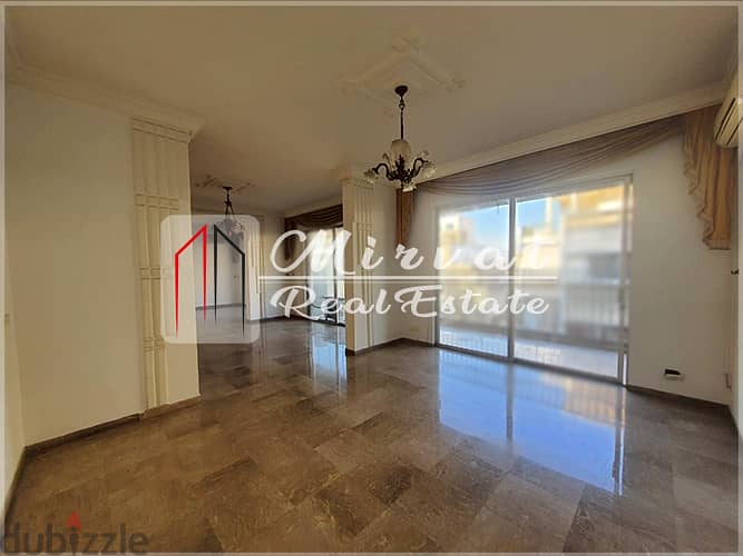 200sqm Apartment For Sale Achrafieh 260,000$|With Balconies 1