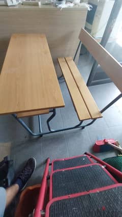 School / Center tables and benches