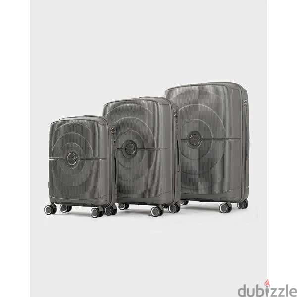 Polycarbonate unbreakable set of 3 travel bags suitcase luggage 4