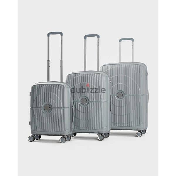 Polycarbonate unbreakable set of 3 travel bags suitcase luggage 6