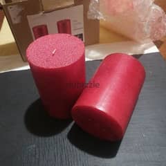 Red Large Candle Set 0