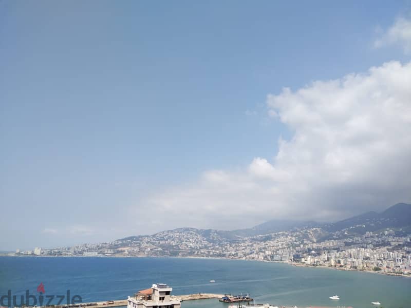 L12939-300 SQM Duplex With Panoramic Sea View for Rent in Kaslik 2
