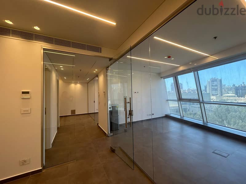 L12943-Office with City View for Rent In Commercial Building Achrafieh 1