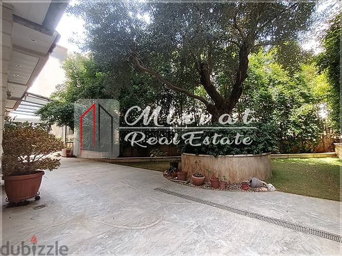 Apartment With 400sqm Private Garden For Sale in Mansourieh 395,000$ 2