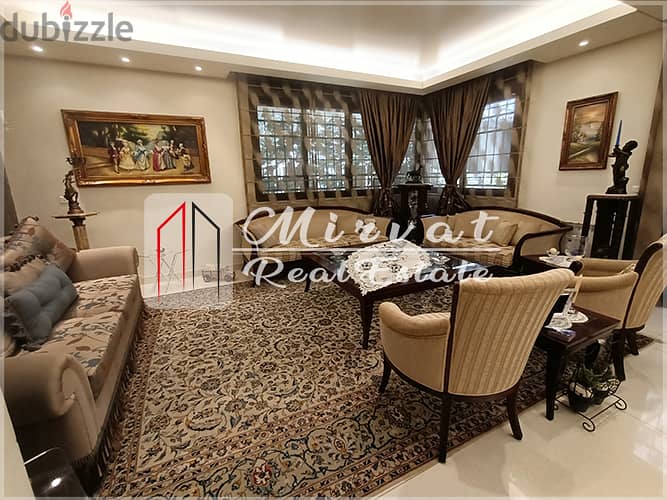 Apartment With 400sqm Private Garden For Sale in Mansourieh 395,000$ 9