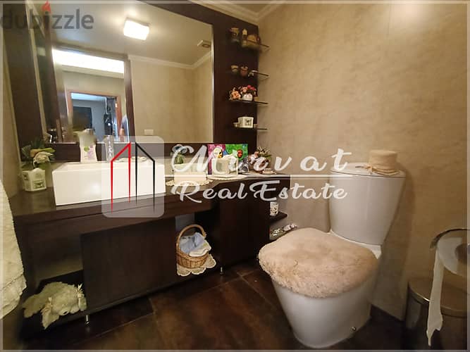 Apartment With 400sqm Private Garden For Sale in Mansourieh 395,000$ 13