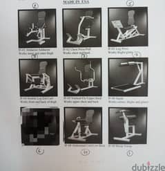 Gym fitness equipment in very good condition for sale 0