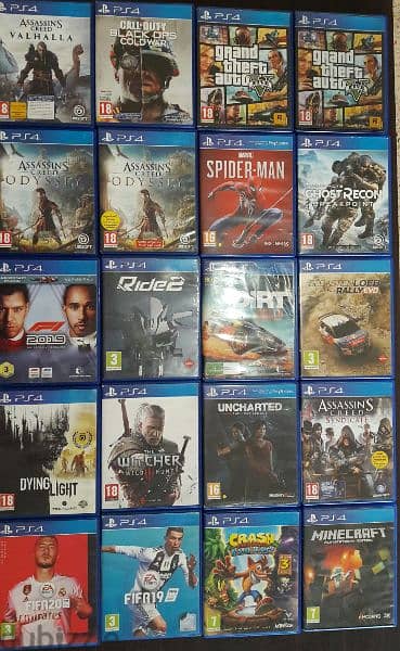 biggest collection of used Ps5 and PS4 CD org. 6