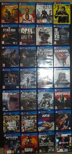 biggest collection of used Ps5 and PS4 CD org. 7
