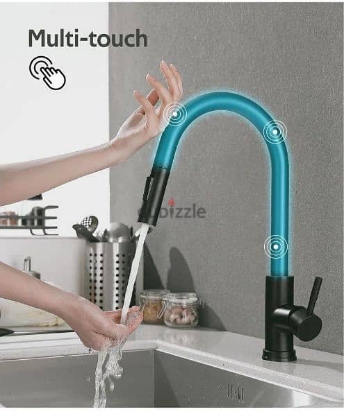 خلاط مجلى سحاب وعلى اللمس water tap touch 0